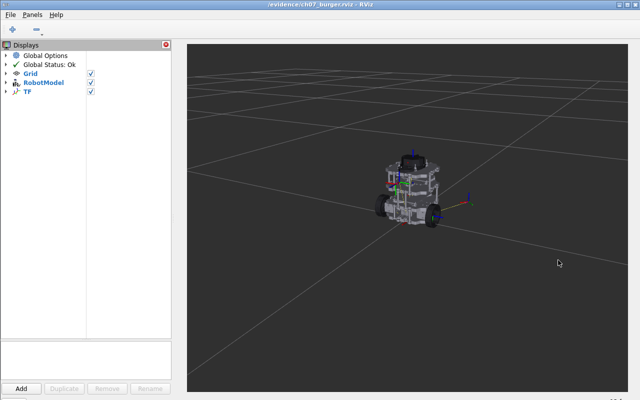 Burger 的 TF 与完整 RobotModel